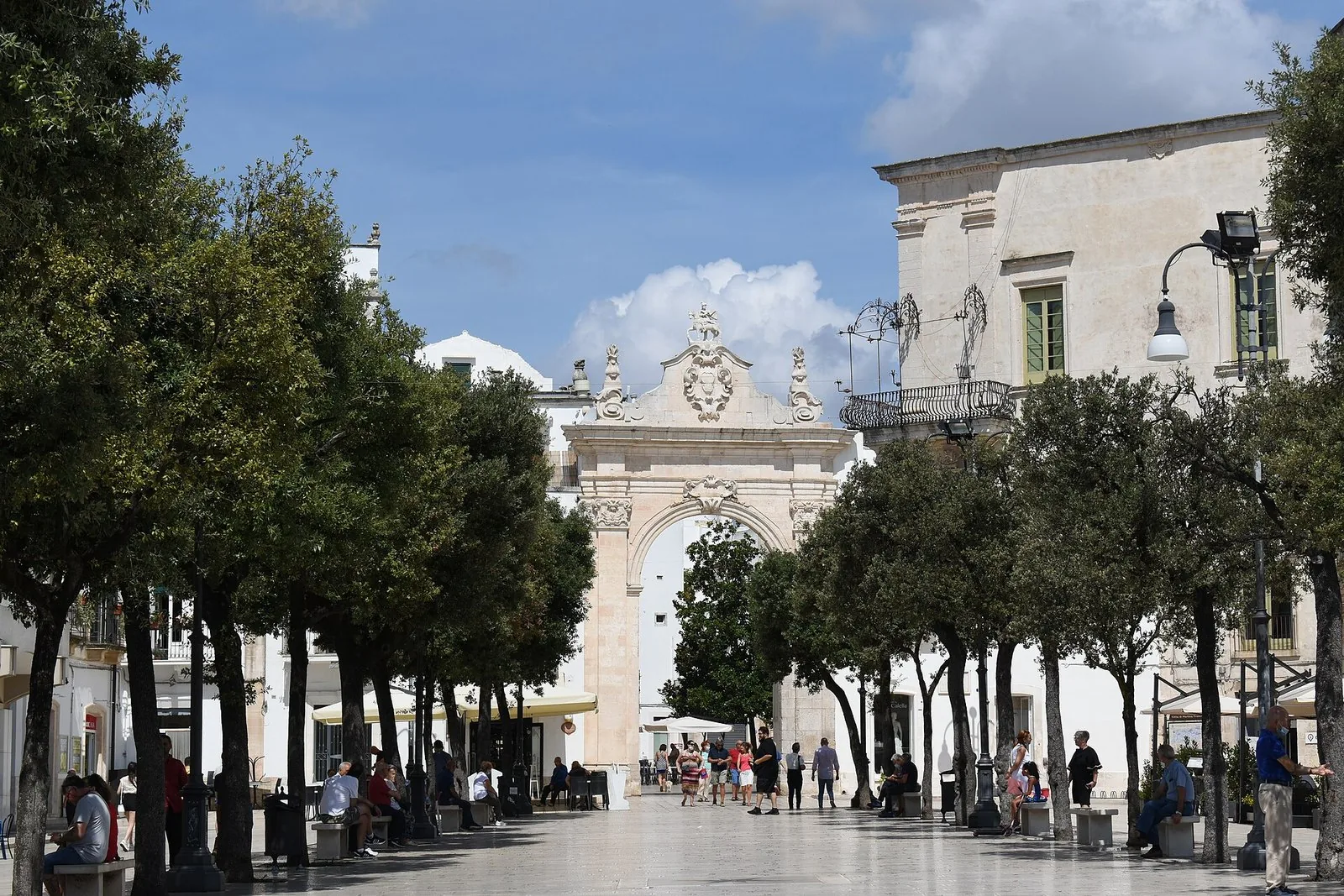 L'arco di Santo Stefano, una delle porte del borgo antico di Martina Franca